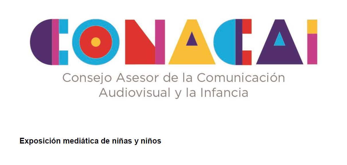 Exposición mediática de niñas y niños Conacai Consejo Asesor de la